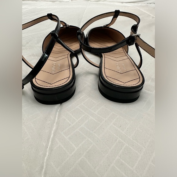 GUCCI DOUBLE G PATENT LEATHER BALLET FLAT - Picture 5 of 12